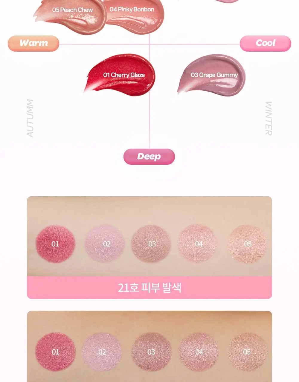 [NEW] 아임미미 멀티스틱 캔디라이터(블러셔 치크&하이라이터) 상세페이지 17